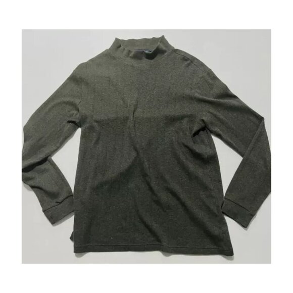 John Ashford Men's Turtleneck Sweater | Gray | 100% Cotton | Size M - Picture 1 of 5